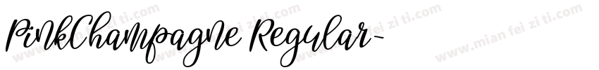 PinkChampagne Regular字体转换